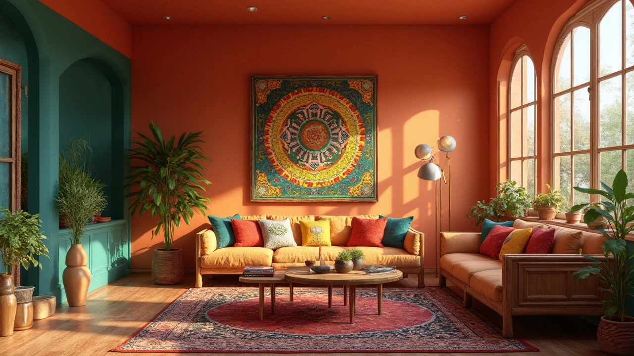 How to Make Your Living Room Pop Without Going Overboard