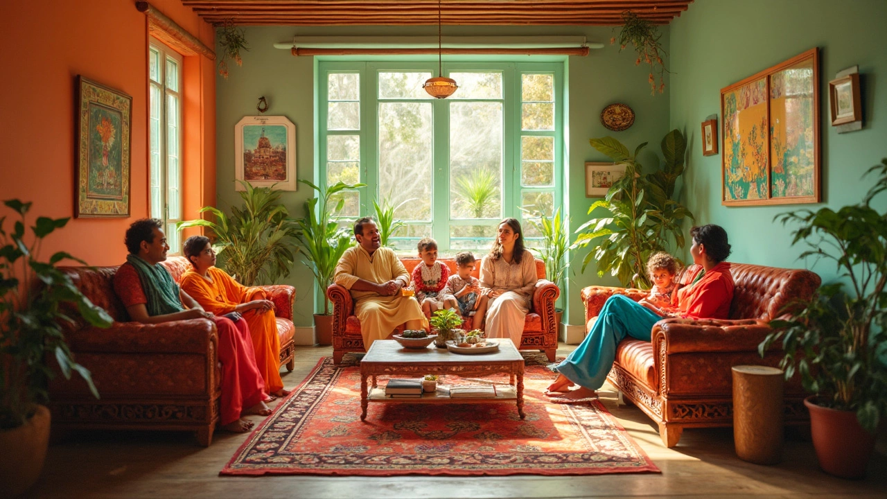 Which Colour Gives Positive Energy in Living Room?
