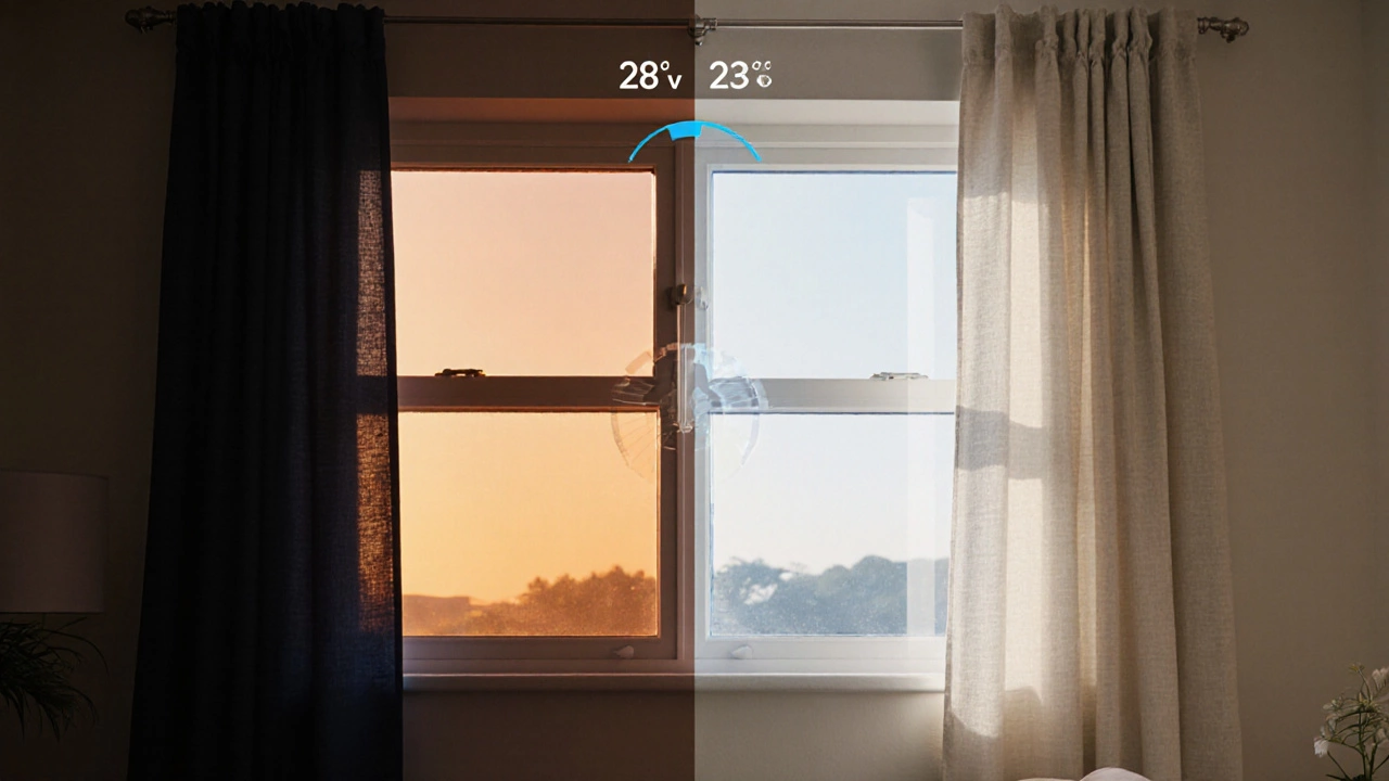 Best Curtain Colors to Keep a Room Cool