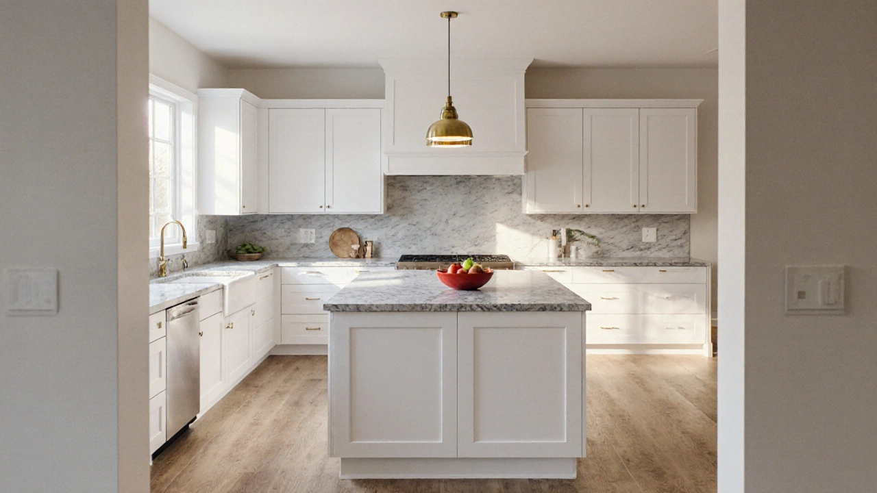 What is the 60‑30‑10 rule for kitchen design?